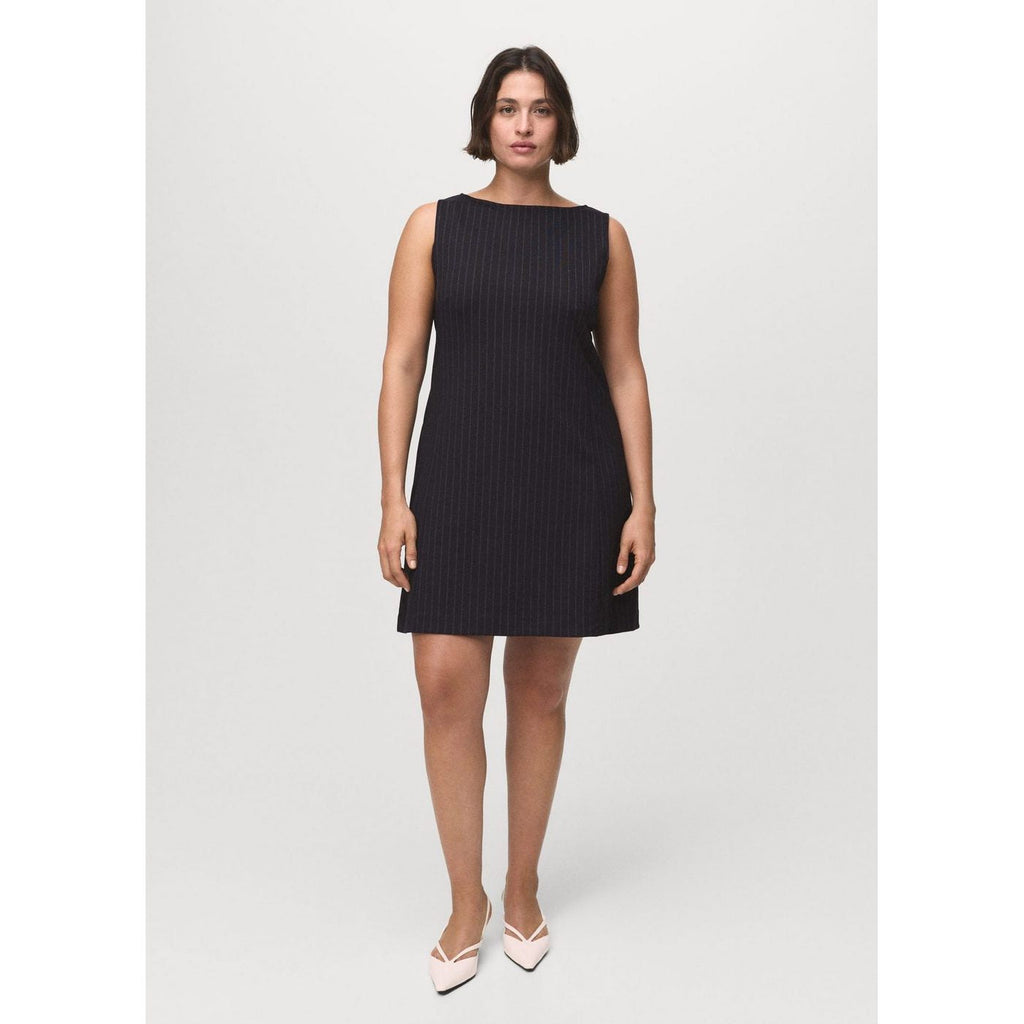 Robe Col Bateau À Rayures Tennis