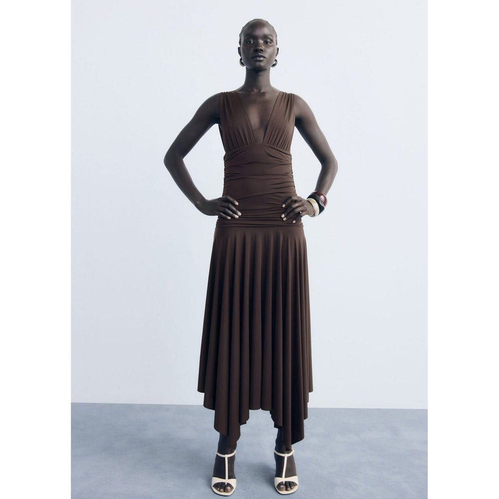 Robe Longue Motif Combiné