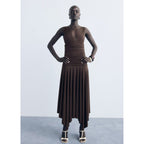 Robe Longue Motif Combiné