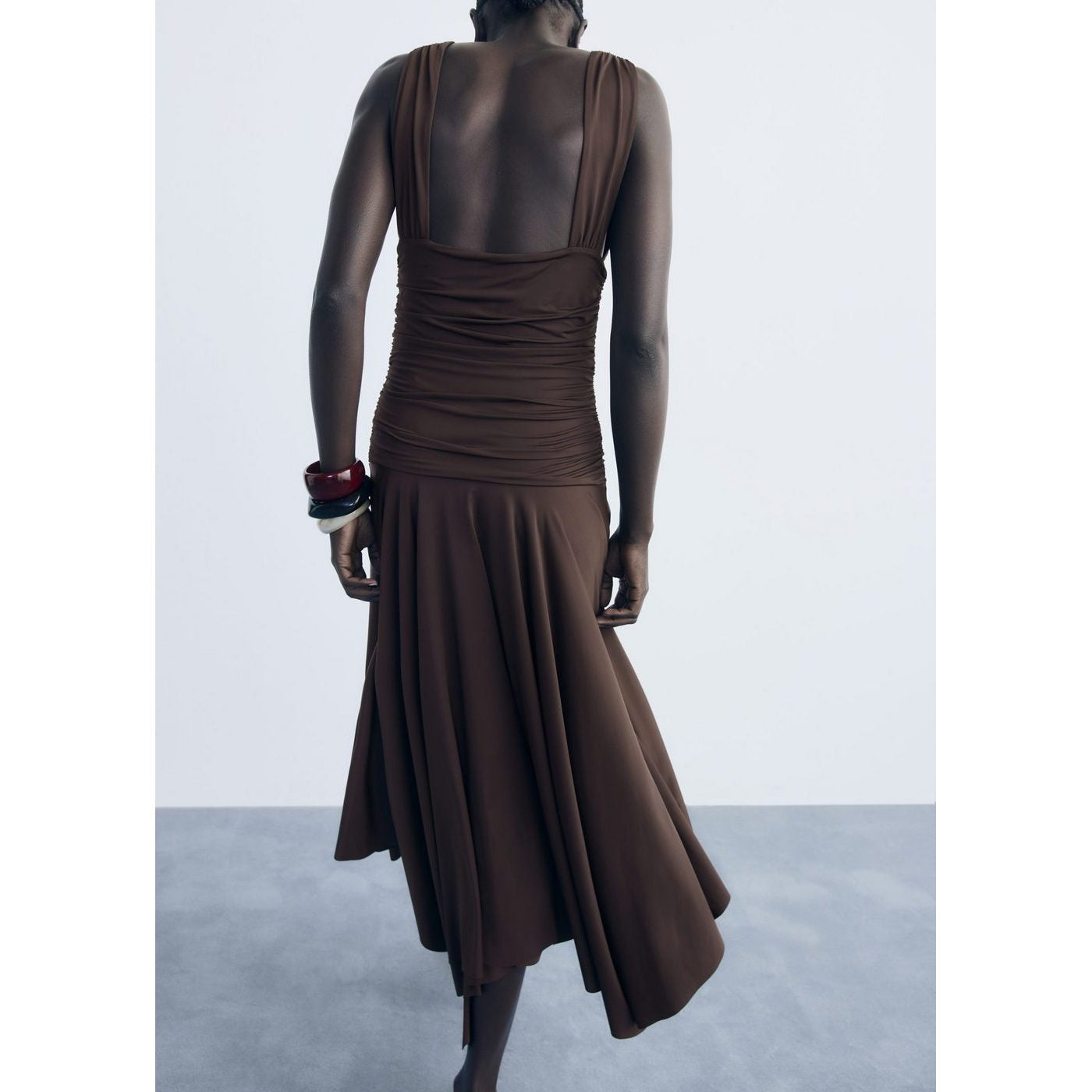 Robe Longue Motif Combiné