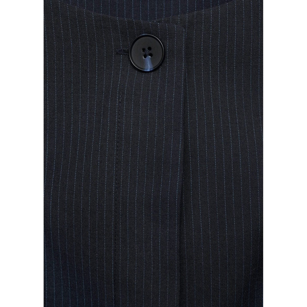 Robe À Rayures Tennis Avec Boutons Dissimulés