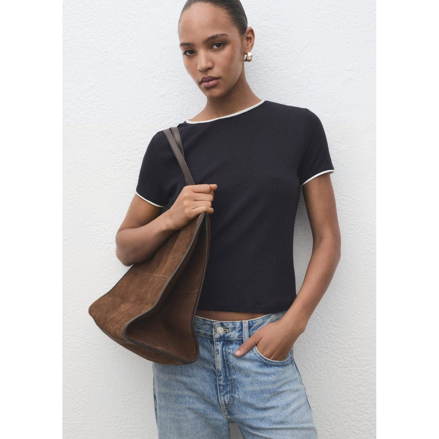 T-Shirt Coton Combiné