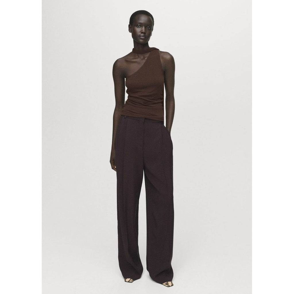 Top Asymétrique Foulard