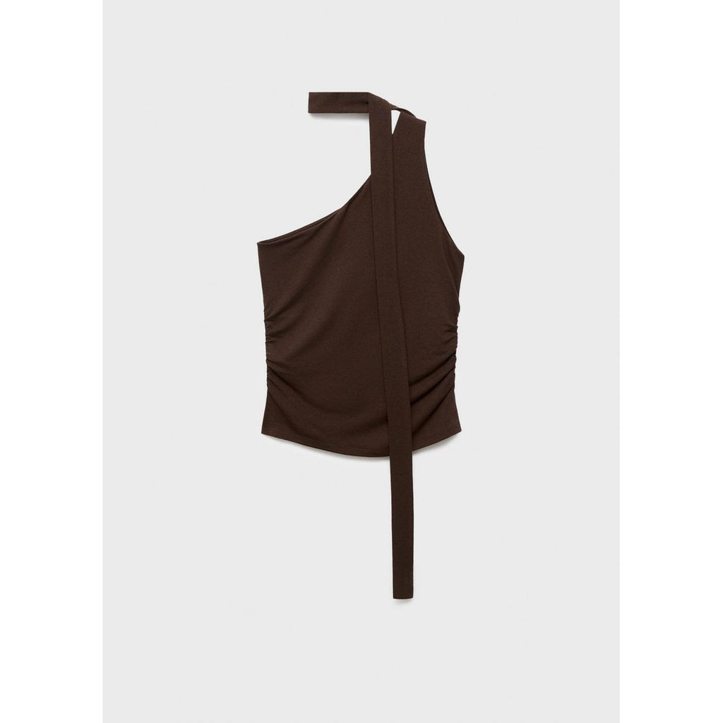 Top Asymétrique Foulard