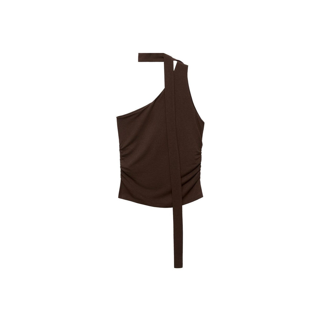 Top Asymétrique Foulard