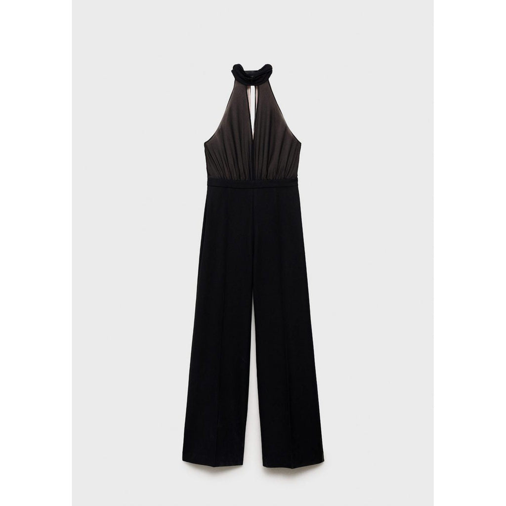 Combinaison Col À Emmanchures Américaines Et Foulard