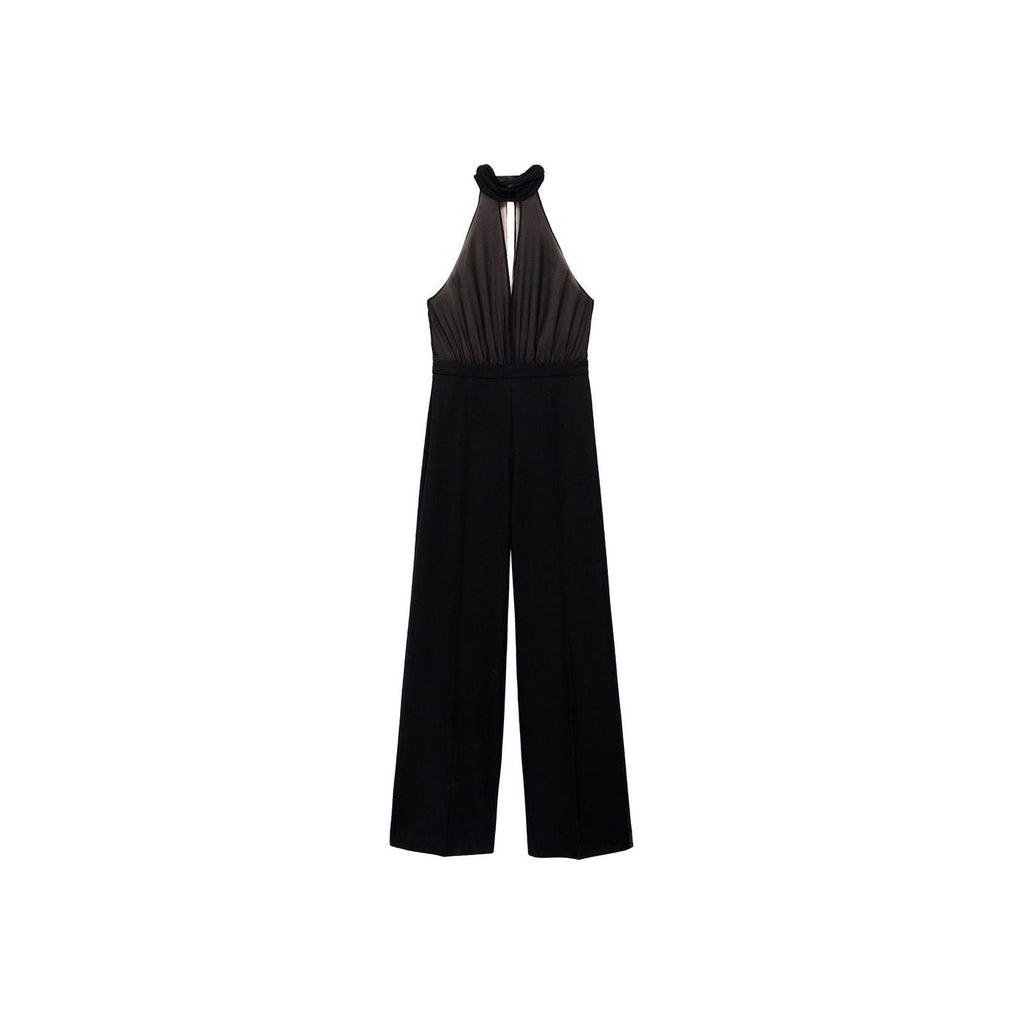 Combinaison Col À Emmanchures Américaines Et Foulard