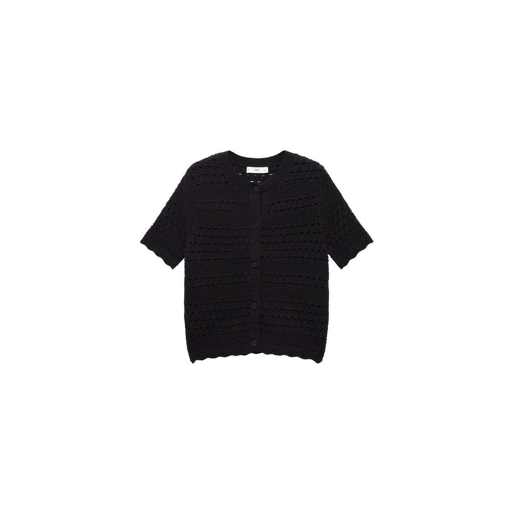 Cardigan Crochet Manches Courtes