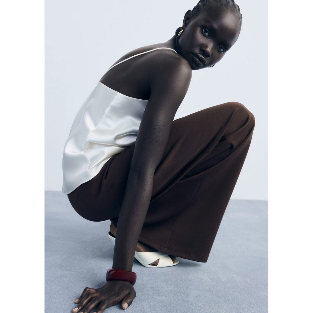 Pantalon Droit Taille Élastique