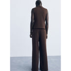 Pantalon Droit Taille Élastique