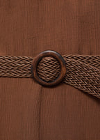Combinaison Plissée Avec Ceinture
