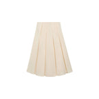 Pleated Midi-Skirt