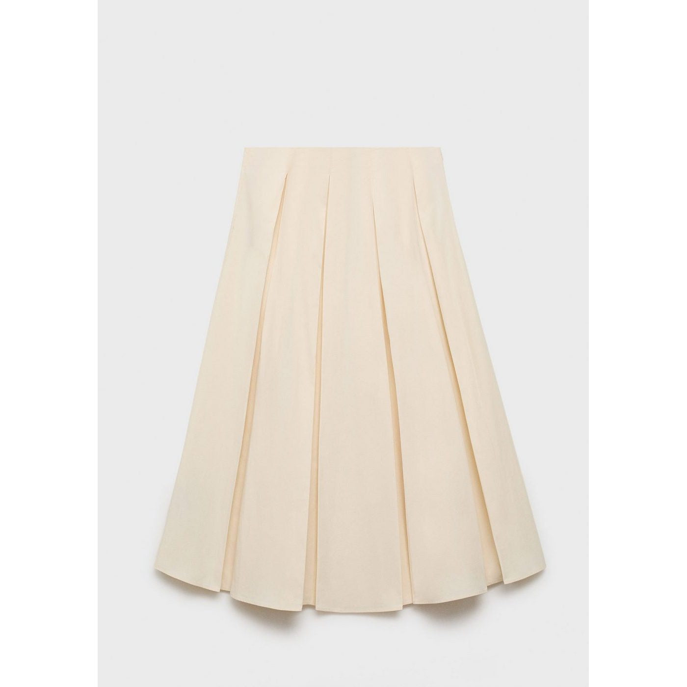 Pleated Midi-Skirt