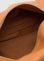 Sac Bandoulière Moyen En Cuir Avec Breloques
