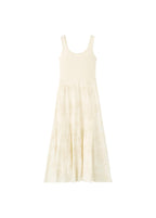 Robe Combinée Broderie À Fleurs