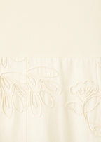 Robe Combinée Broderie À Fleurs