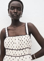 Robe Midi Plumetis