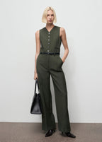 Combinaison Style Tailleur Avec Ceinture