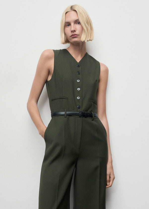 Combinaison Style Tailleur Avec Ceinture
