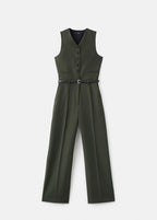 Combinaison Style Tailleur Avec Ceinture