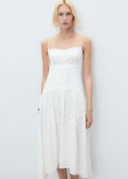 Robe Midi Ajourée