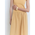 Robe Midi Tissu Combiné