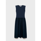 Robe Midi Tissu Combiné