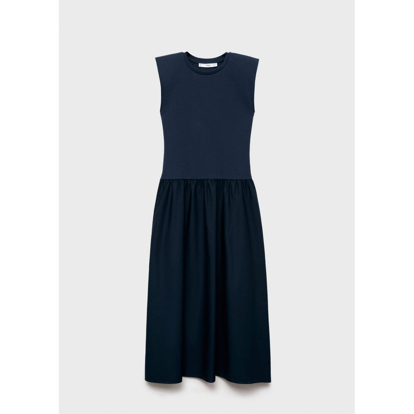 Robe Midi Tissu Combiné