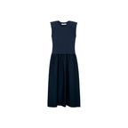 Robe Midi Tissu Combiné