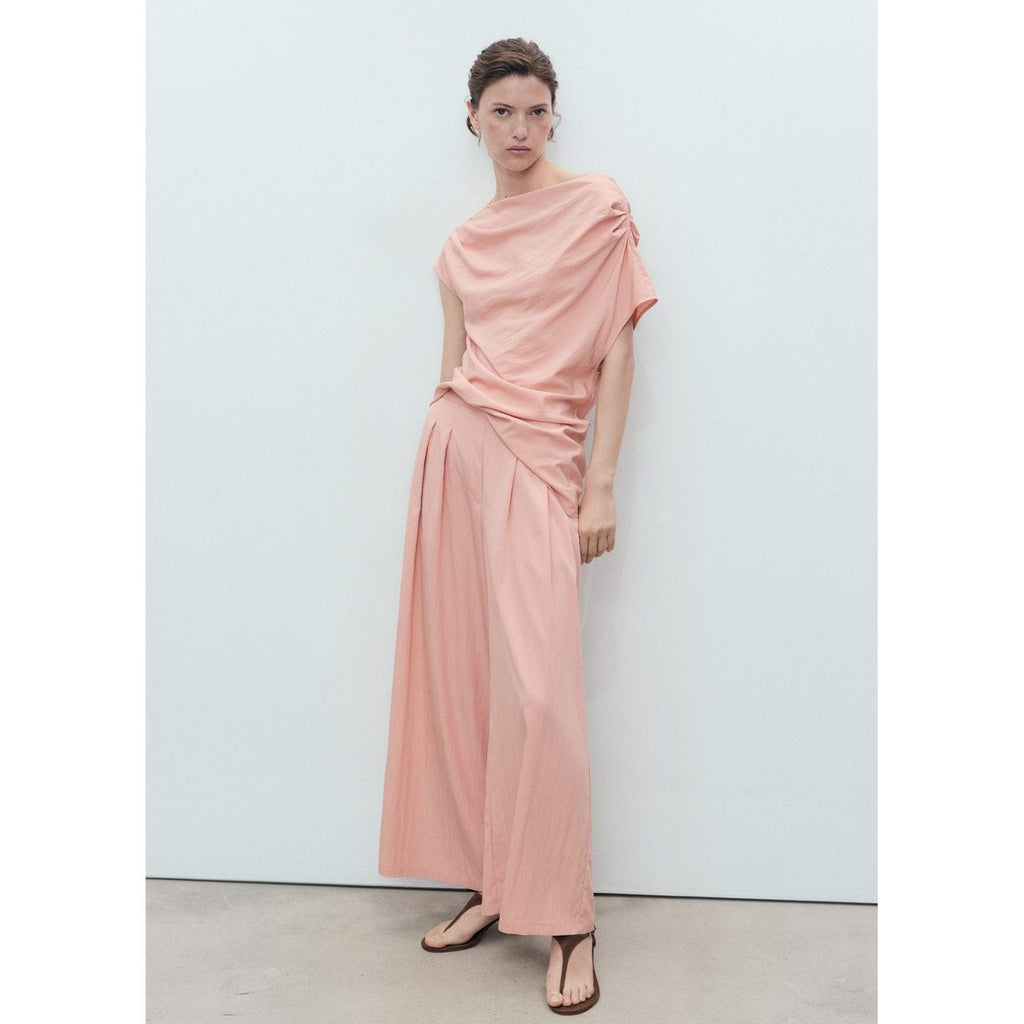 Pantalon Palazzo À Pinces