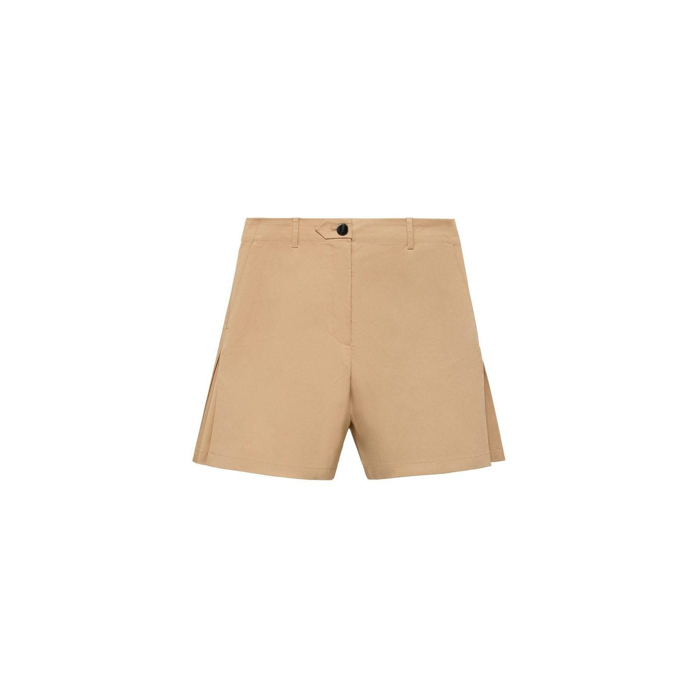 Short Droit À Plis