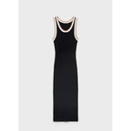 Robe Maille Détails Contrastants