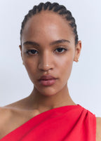 Robe Asymétrique Froncée