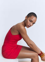 Robe Asymétrique Froncée