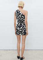 Robe Asymétrique Froncée