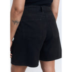 Bermuda En Jean Taille Normale À Pinces