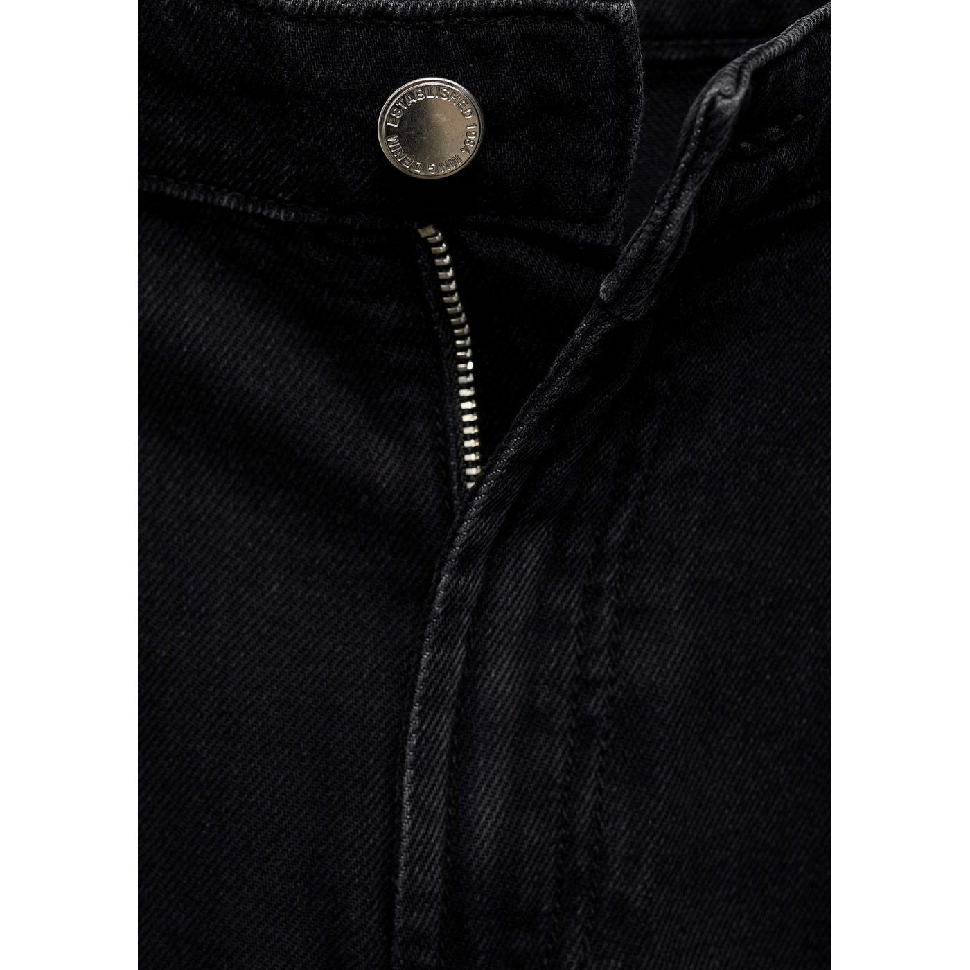 Bermuda En Jean Taille Normale À Pinces