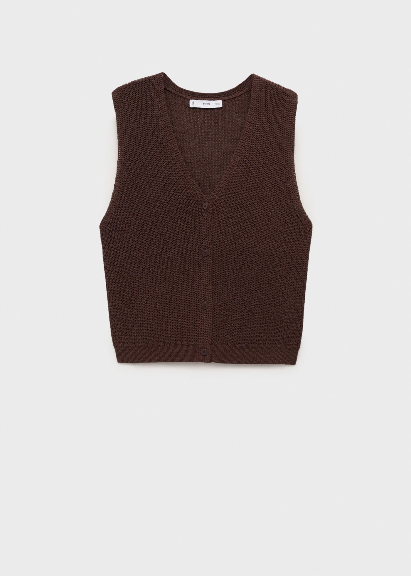 Gilet Maille Ajourée