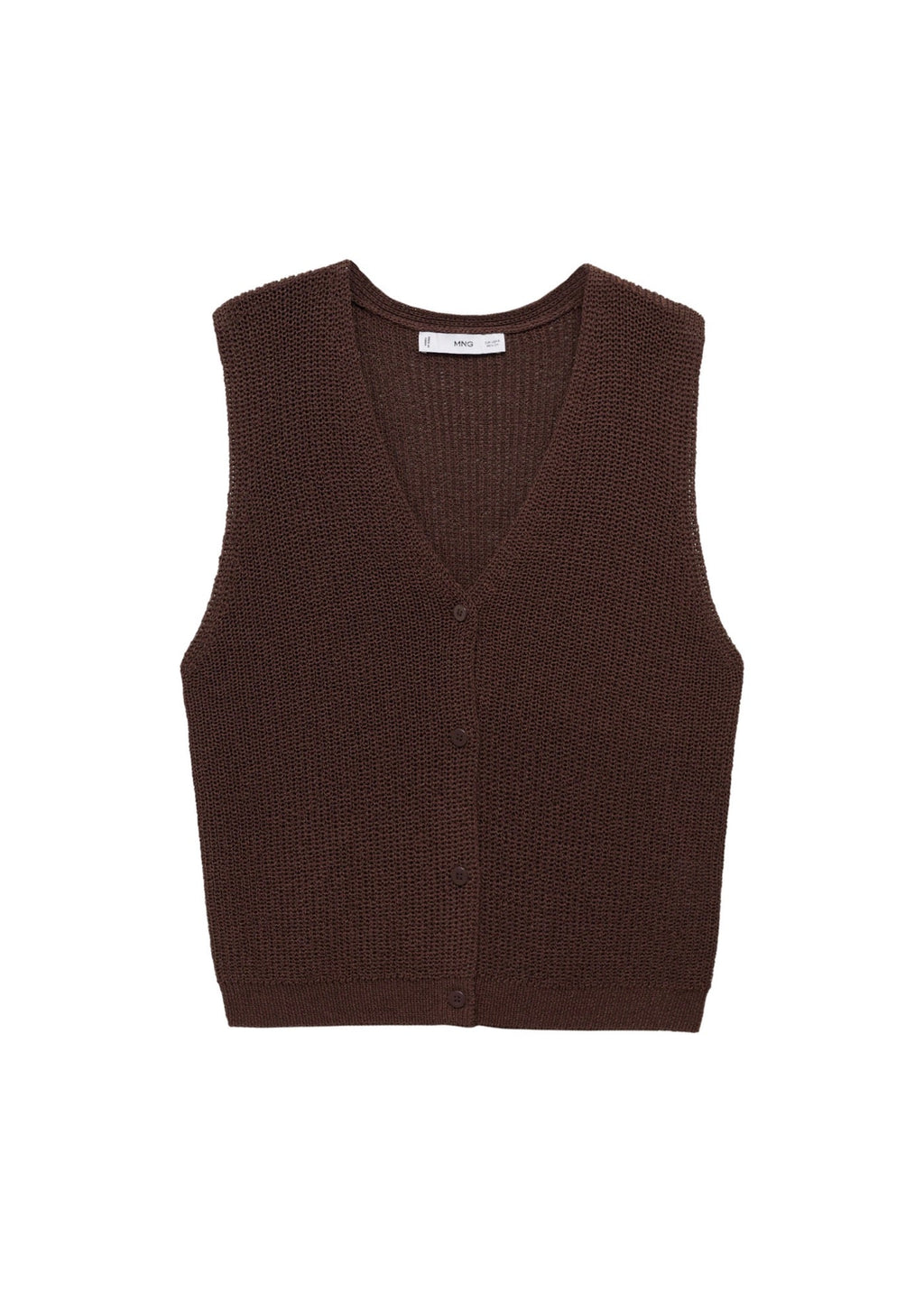 Gilet Maille Ajourée