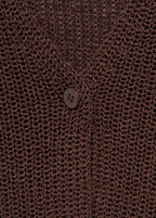 Gilet Maille Ajourée