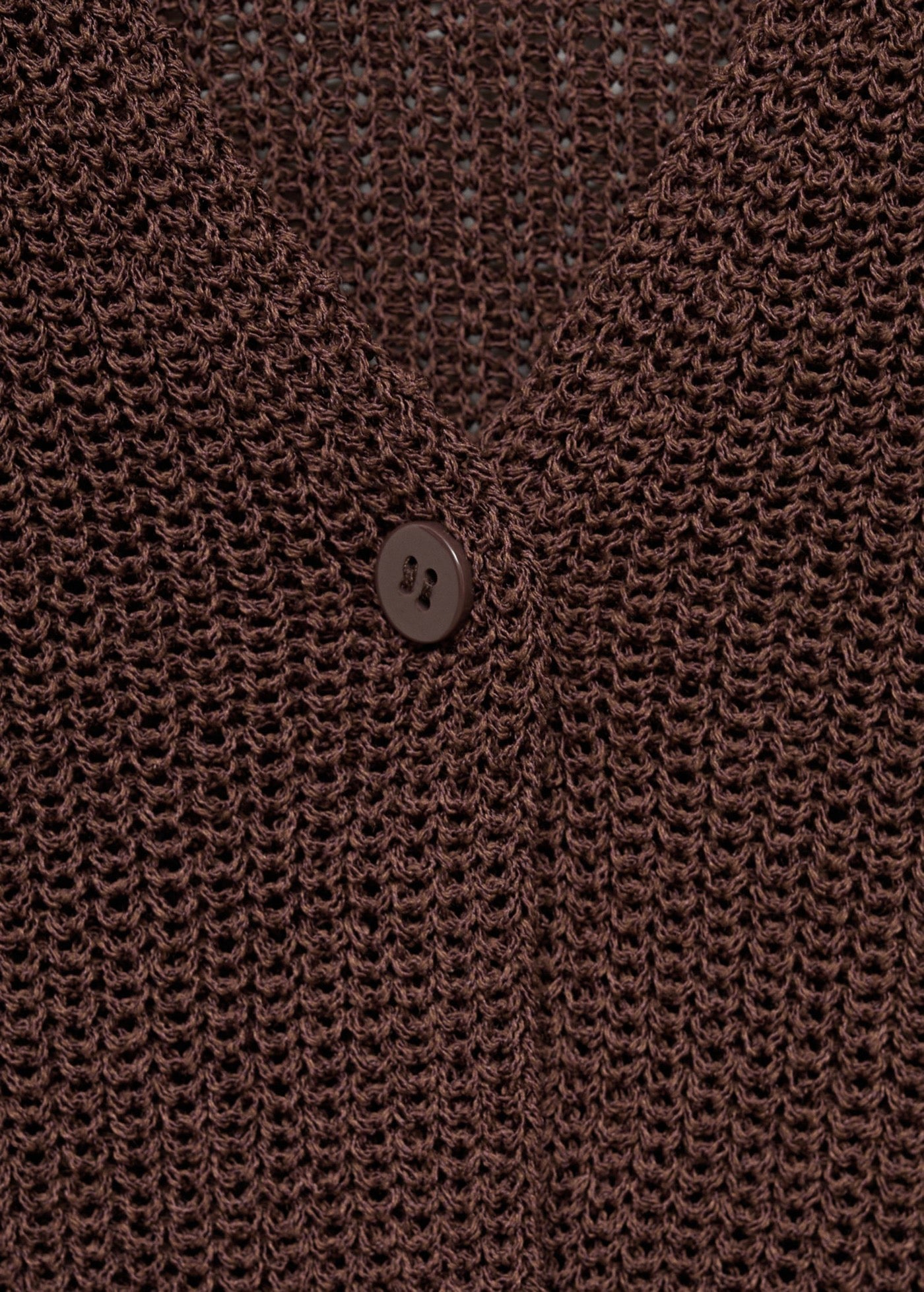 Gilet Maille Ajourée