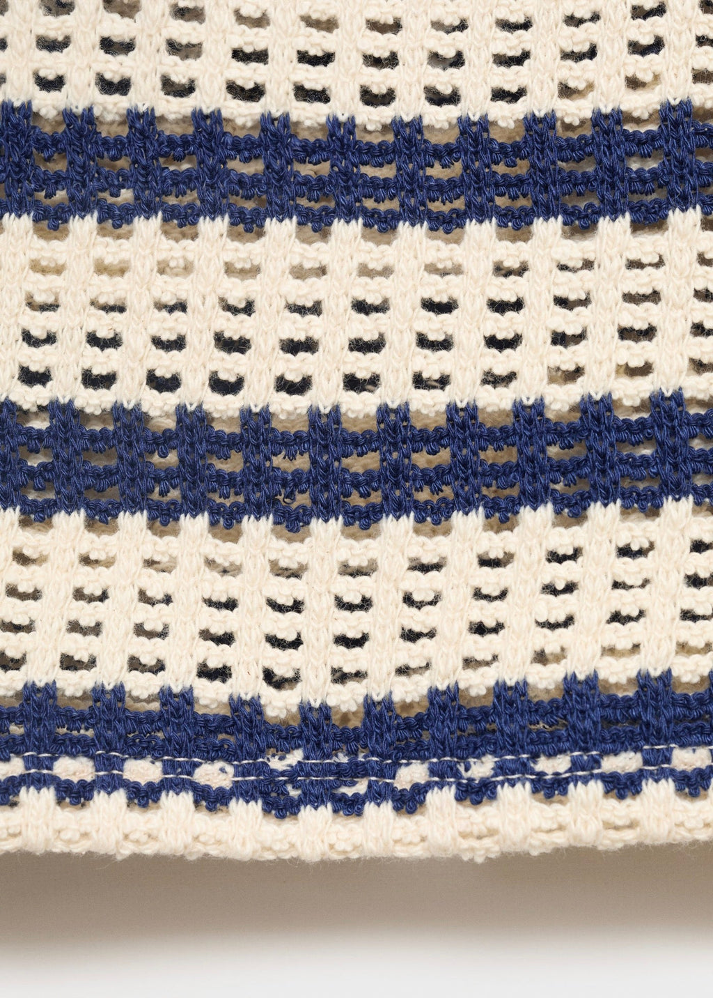 Cardigan Rayures Manches Courtes