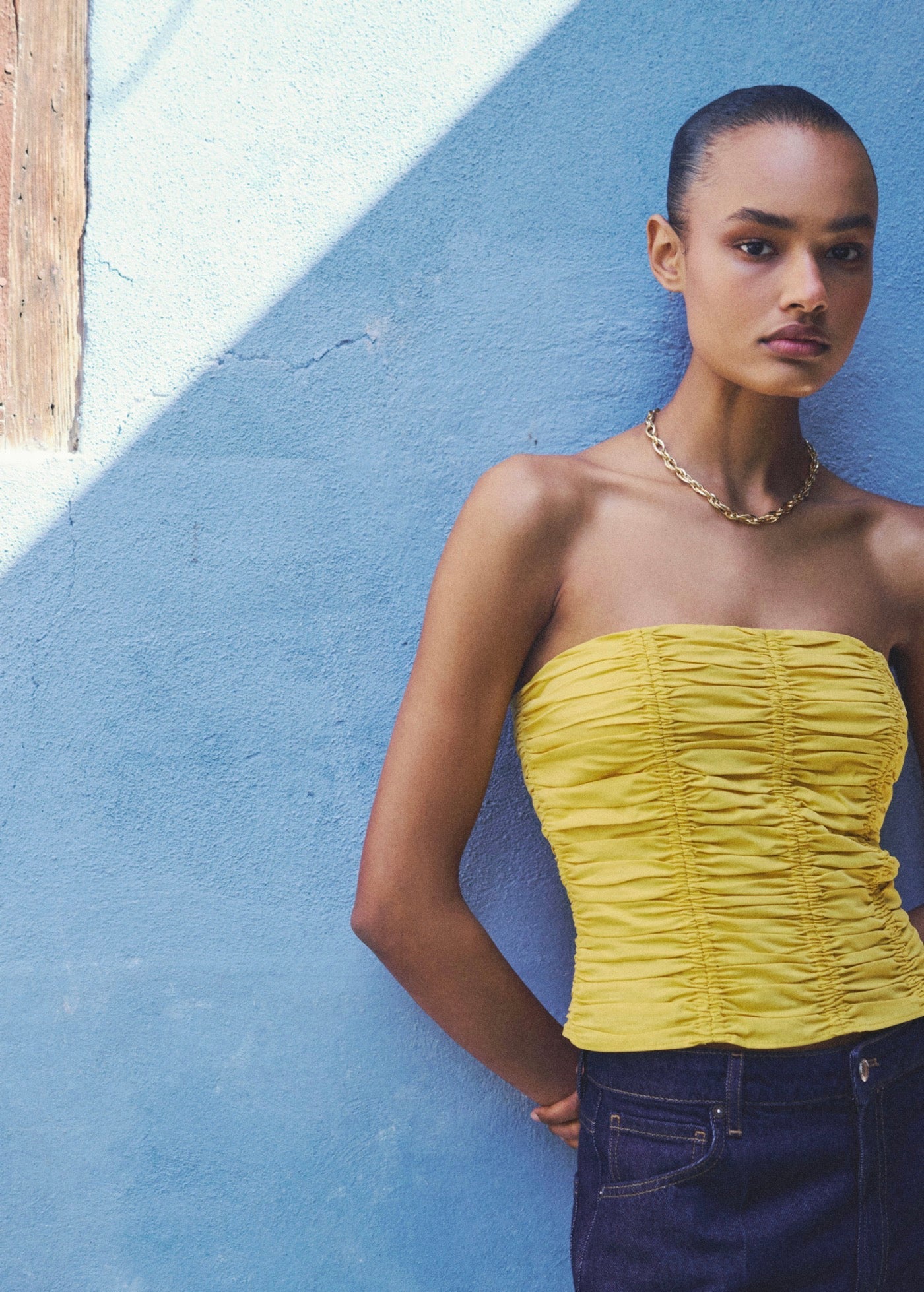 Top Bustier Froncé