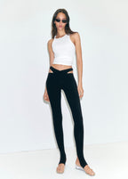 Legging Caille À Découpe