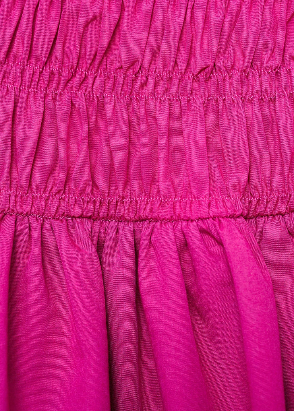 Robe Courte Froncée Ballon