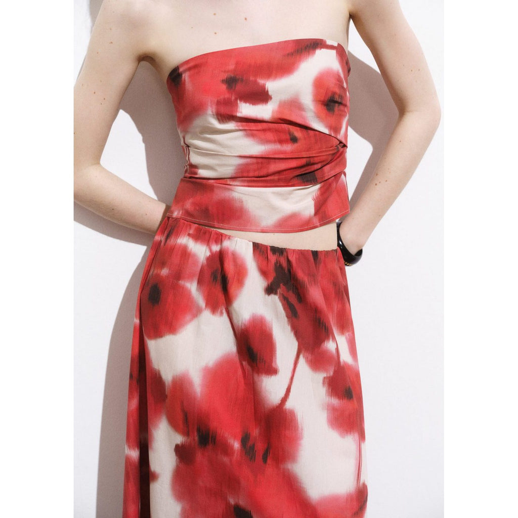 Top Bandeau Imprimé À Fleurs
