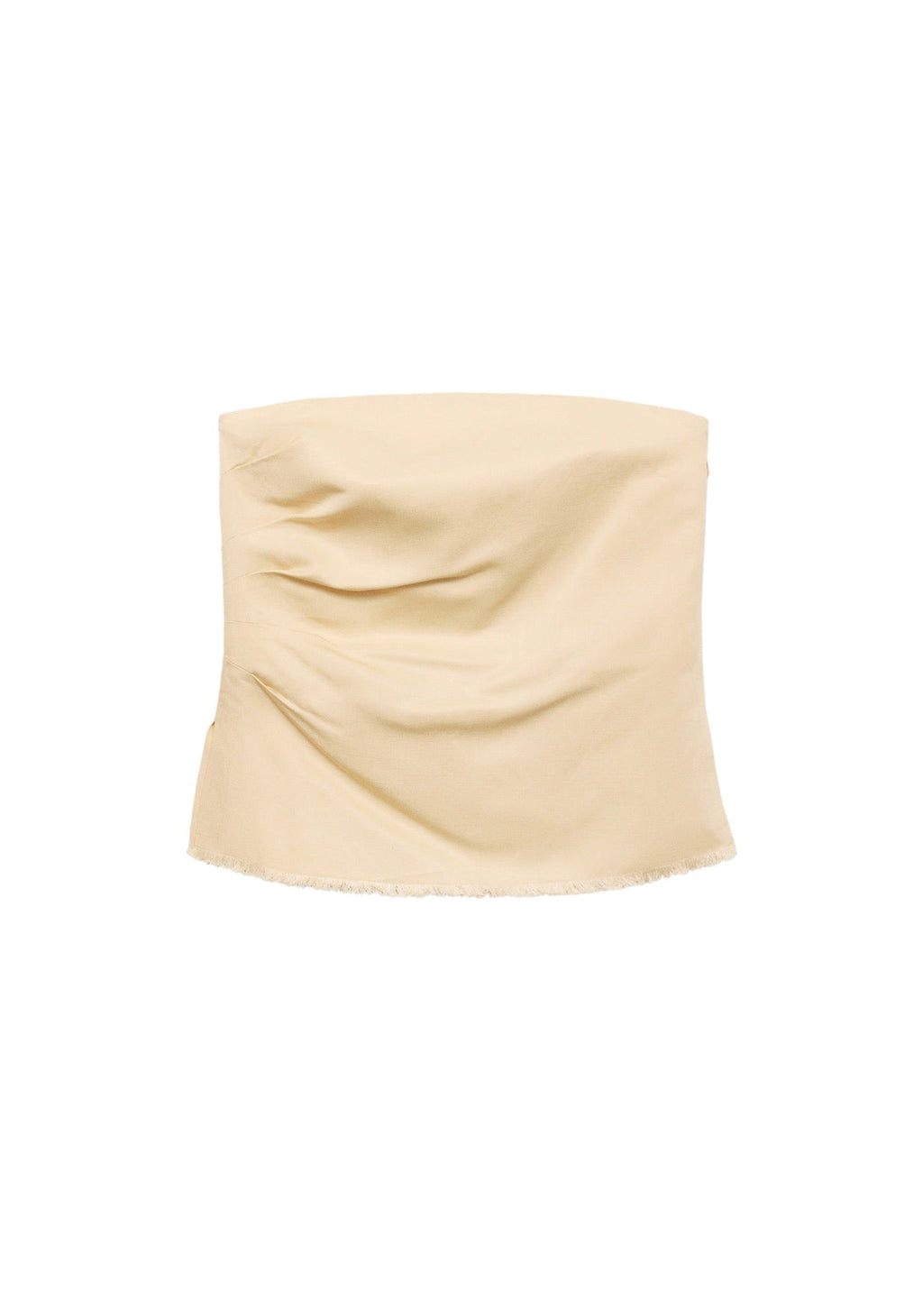 Top En Lin Mélangé Bustier