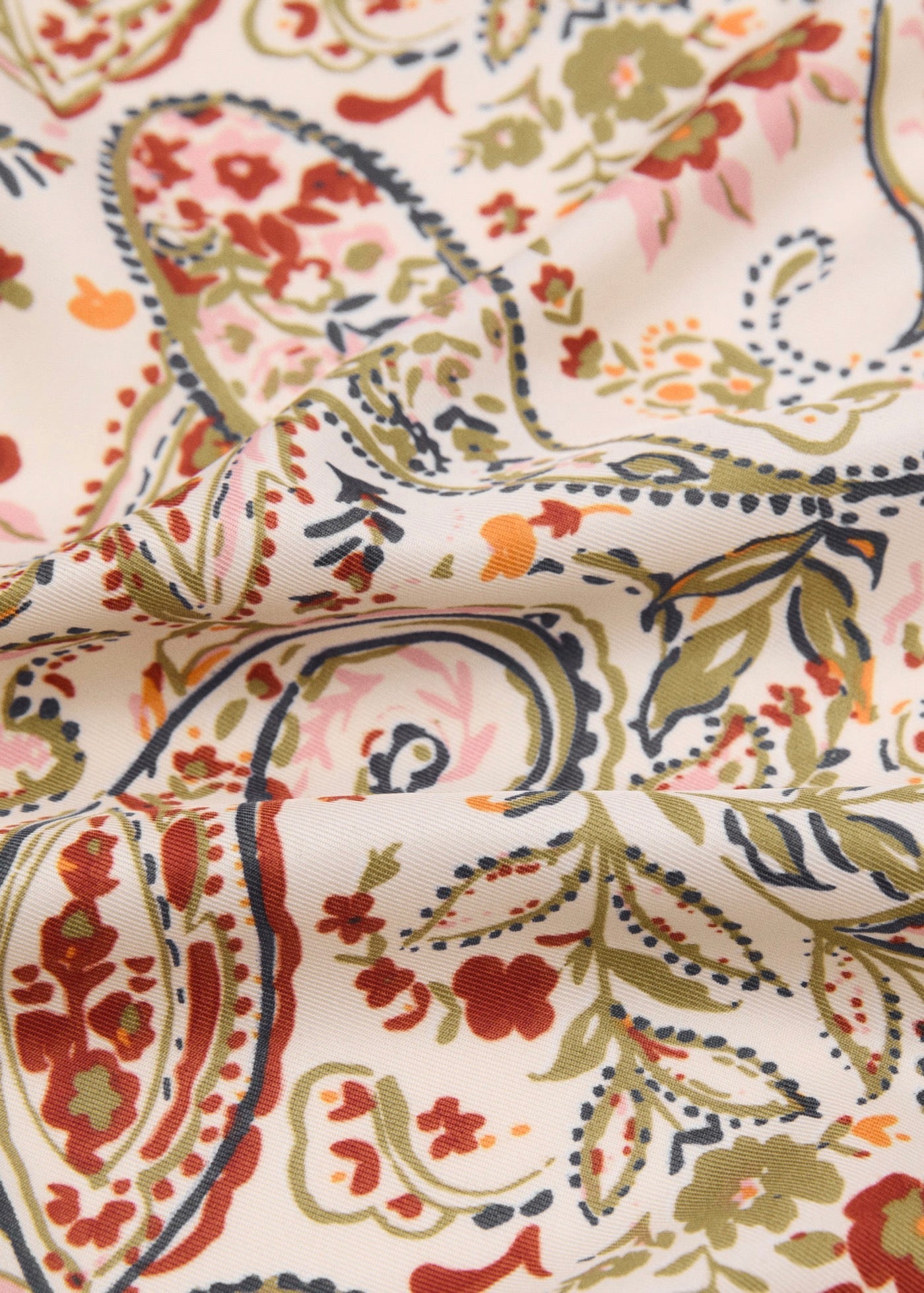 Foulard Satiné Paisley