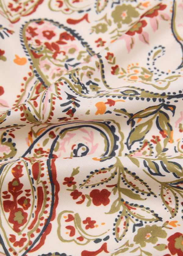 Foulard Satiné Paisley