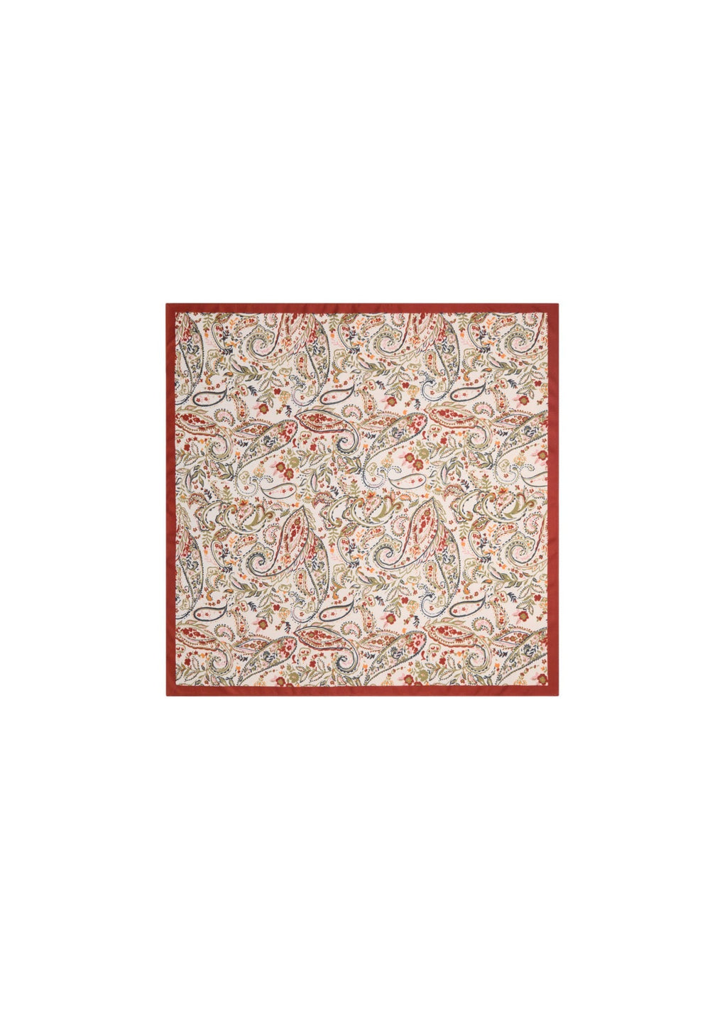 Foulard Satiné Paisley